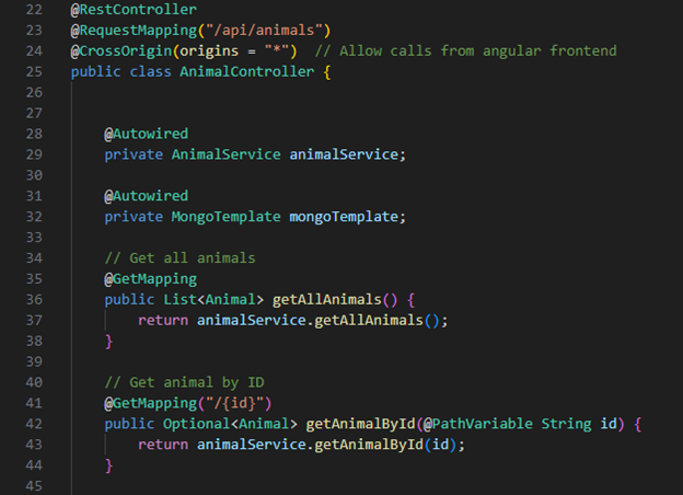Spring Boot controller code1
