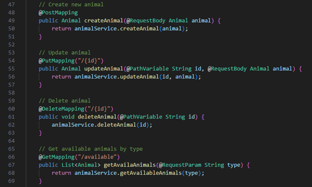 Spring Boot controller code2